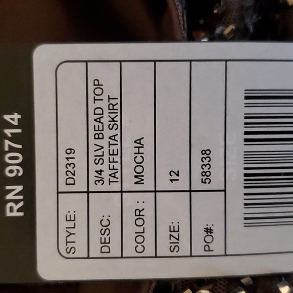 NWT Pissaro Bights Beaded Gown - Picture 8 of 8